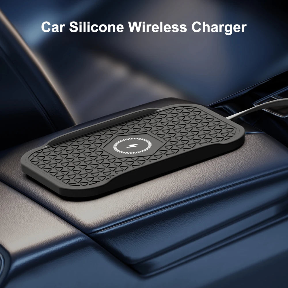 Bonola Silicone Car Wireless Charger Non-Slip Pad