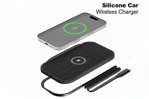Bonola Silicone Car Wireless Charger Non-Slip Pad