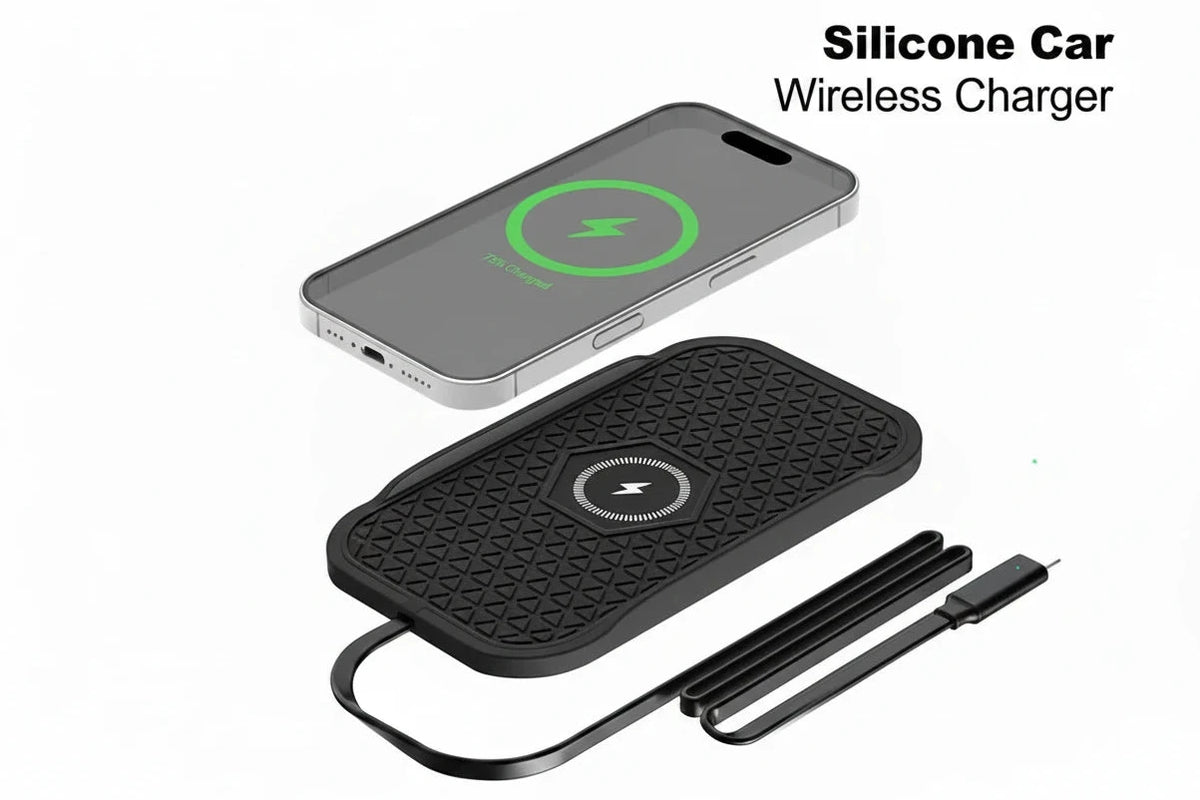 Bonola Silicone Car Wireless Charger Non-Slip Pad